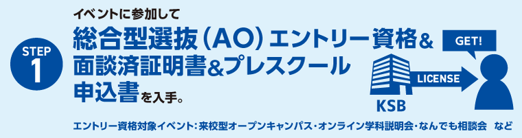 イベントに参加して申込書を入手